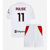 AC Milan Christian Pulisic #11 Bortatröja Barn 2026-27 Kortärmad (+ Korta byxor)